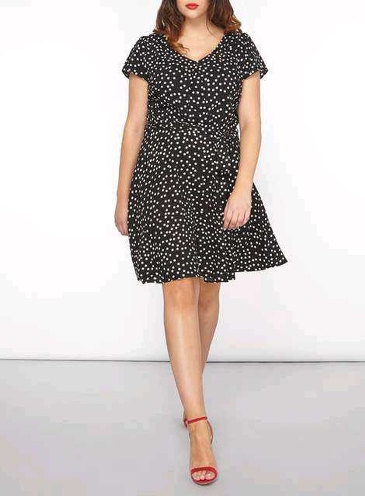 025 H&amp;M Floral Print Dress