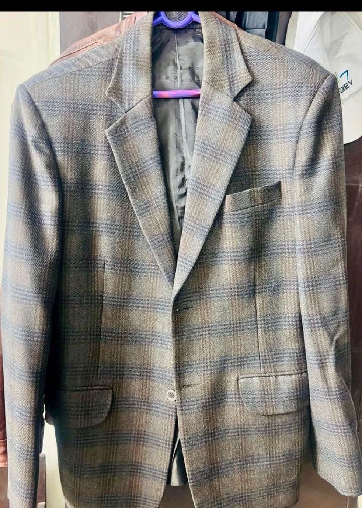 Raymonds Men's Plaid Blazer
