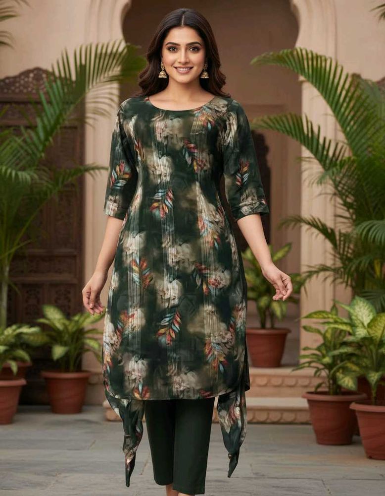 Floral Print Salwar Suit