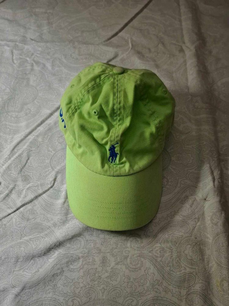 Lime Green Polo Cap
