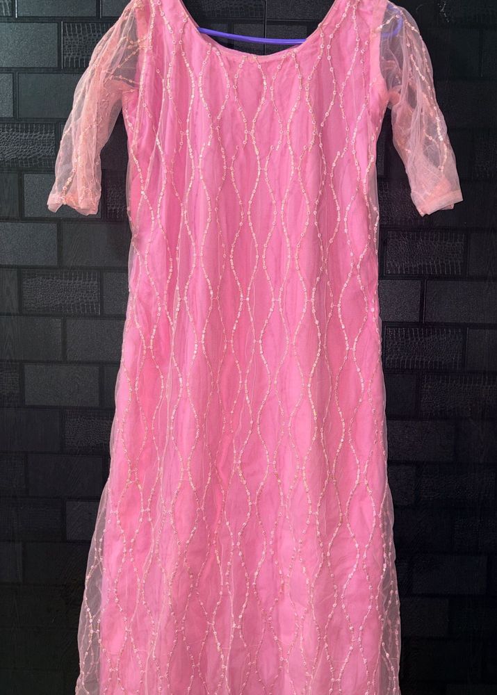 Pink sequins  Kurta