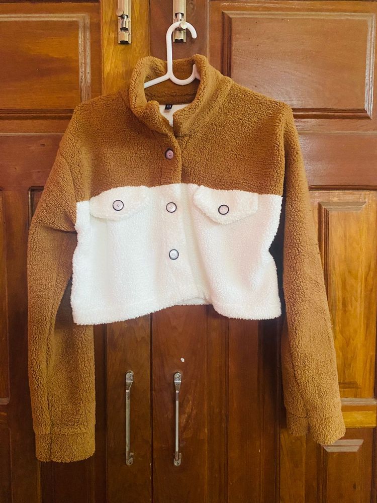 Cozy Fleece Cropped Jacket