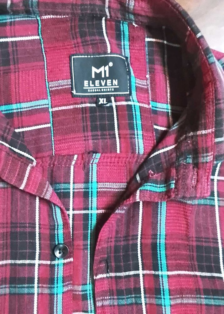 Men's Casual Plaid Shirt