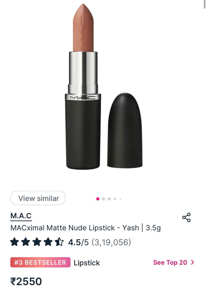 MAC Matte Nude Lipstick - Yash