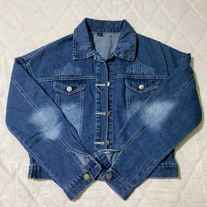 Cropped Denim Jacket