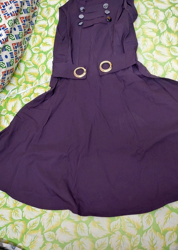 Wine Colour One Piece