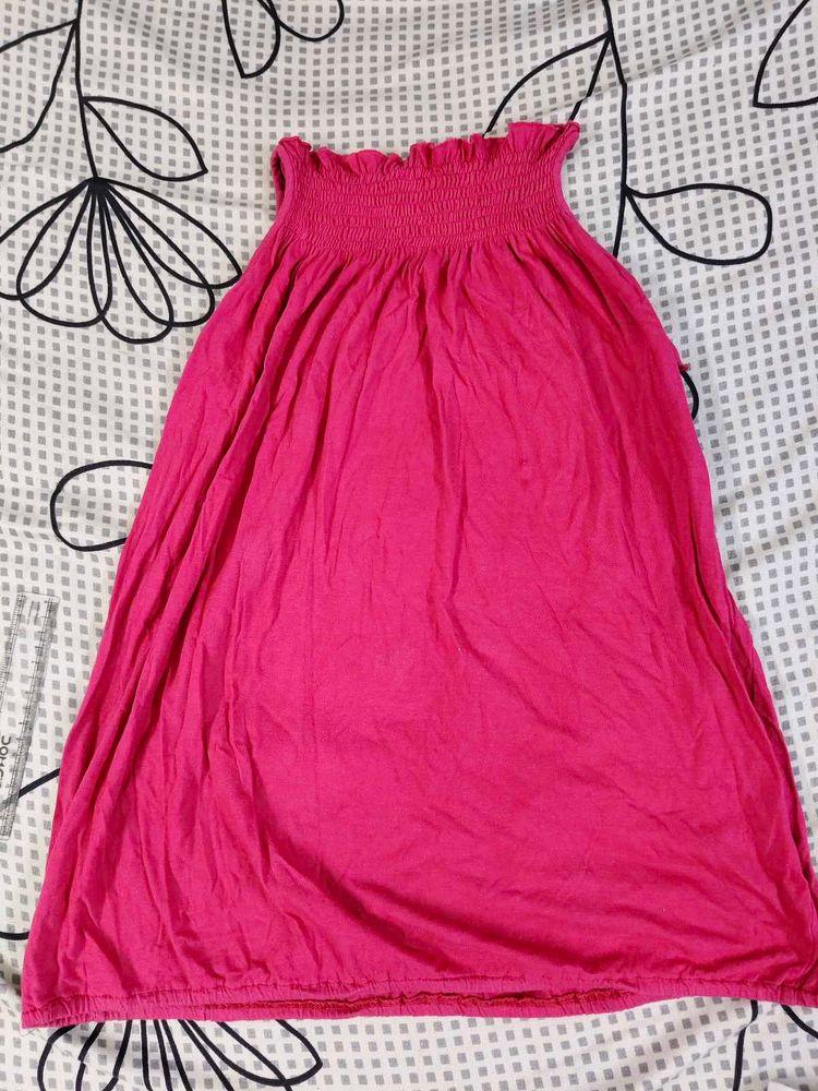 Vibrant Pink Smocked top