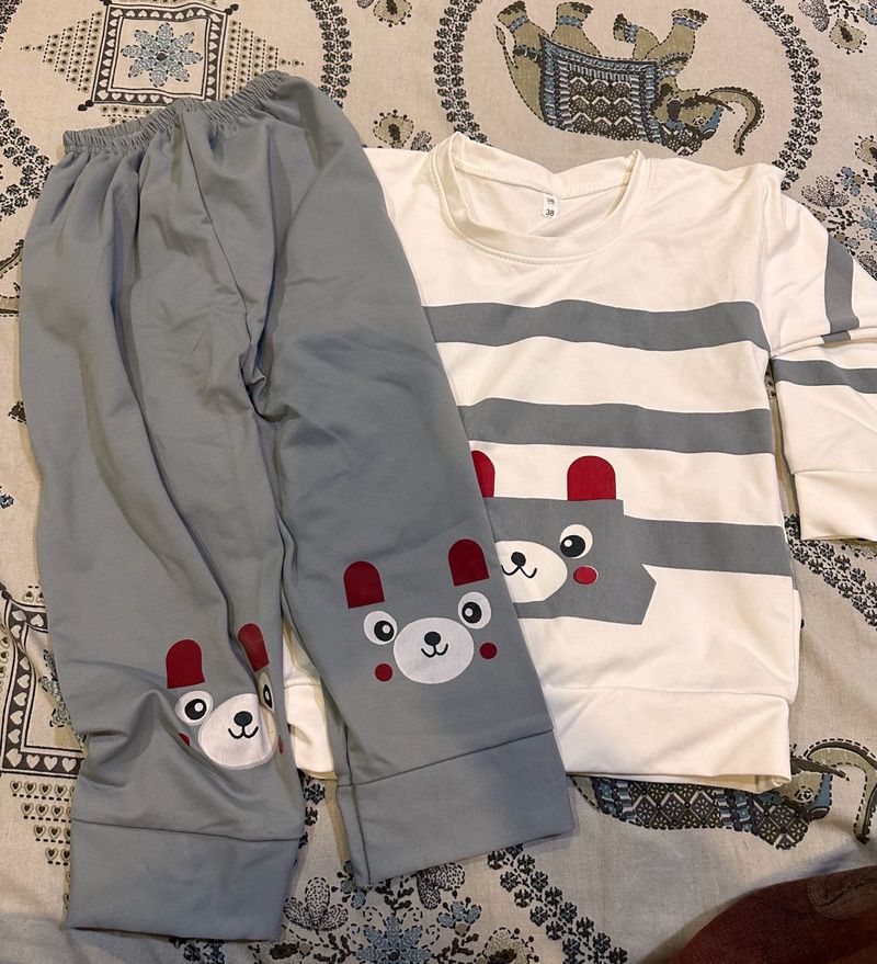 Boys Cute Bear Pajama Set