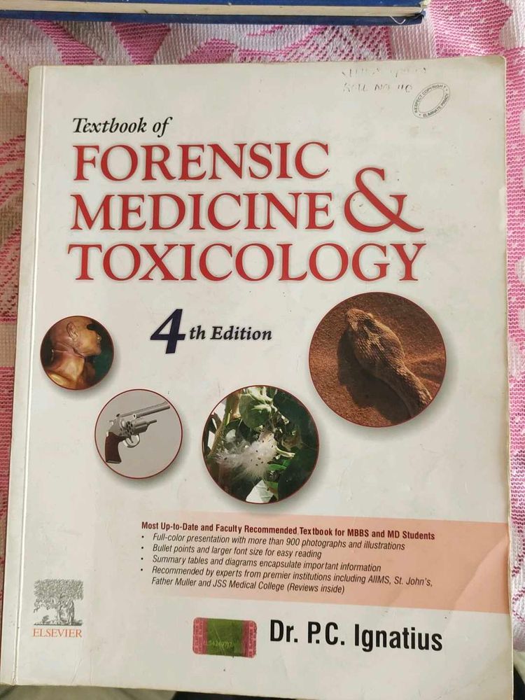 Forensic Medicine &amp; Toxicology 4th Edition