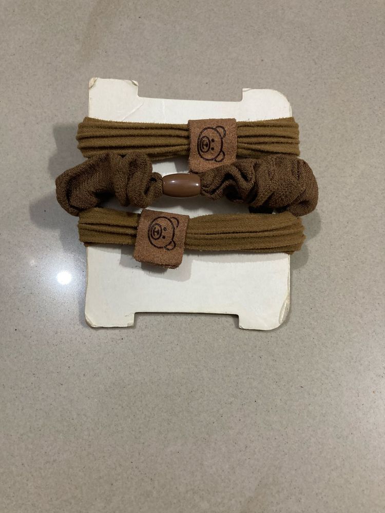 Cute Bear Hair Ties