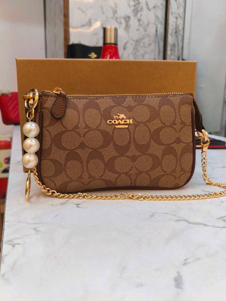 Coach Nolita light brown 🤎 with pearl
