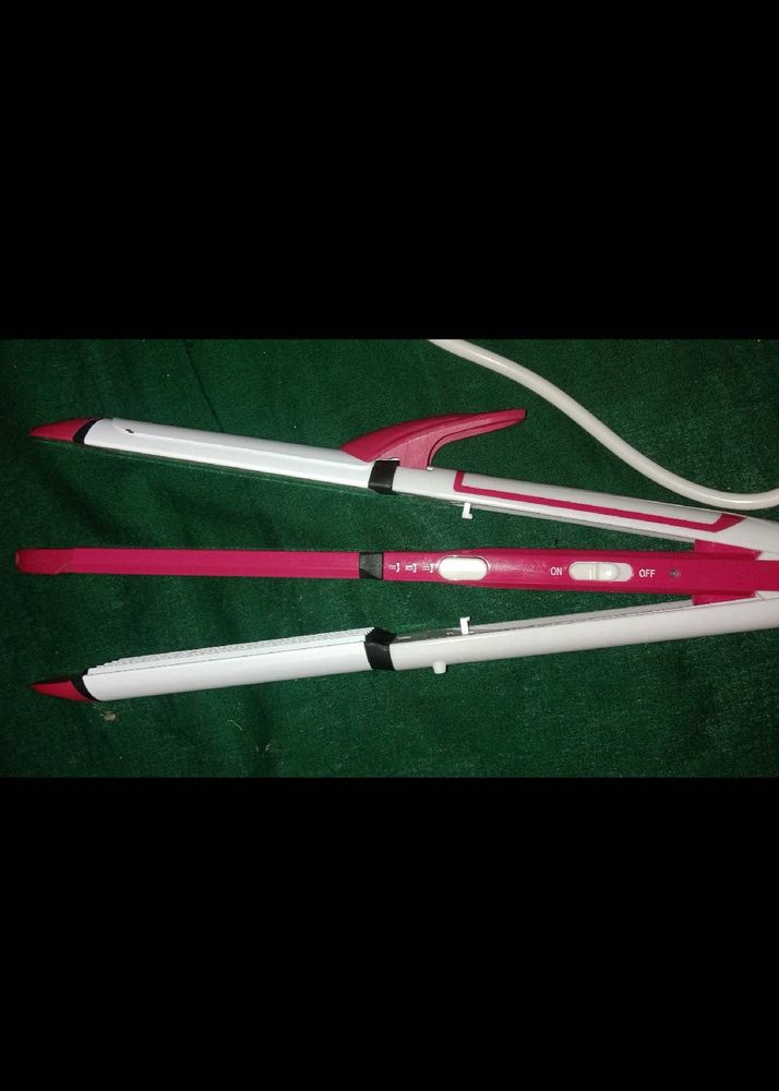 Hair Curler &amp; Straightener Tool