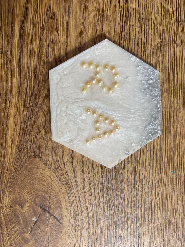 Handmade Pearl Coaster