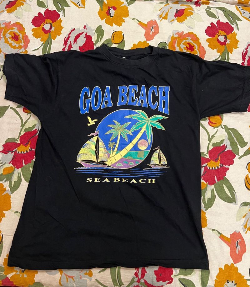 Vintage Goa Beach Graphic T-Shirt
