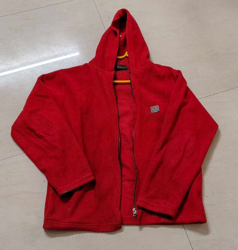 CHEAPEST ~ Red  Zip-Up Jacket 🍒