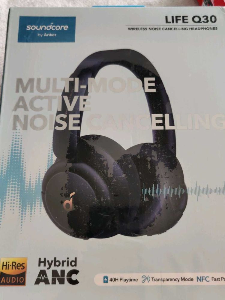 sealed box Soundcore Life Q30 Wireless Headphones