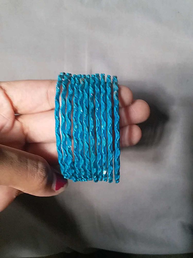 Set of Blue Bangles