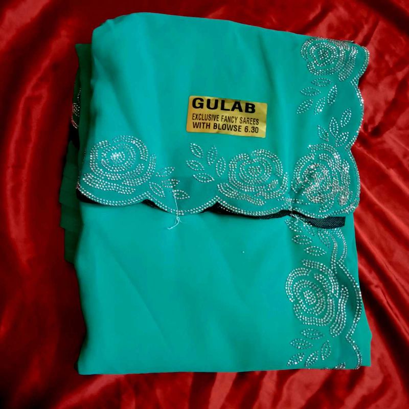 6 meter Sadi blouse peace diyebellishments
