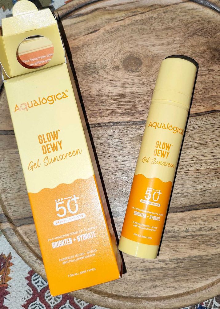 Aqualogica Glow Dewy Gel Sunscreen SPF 50