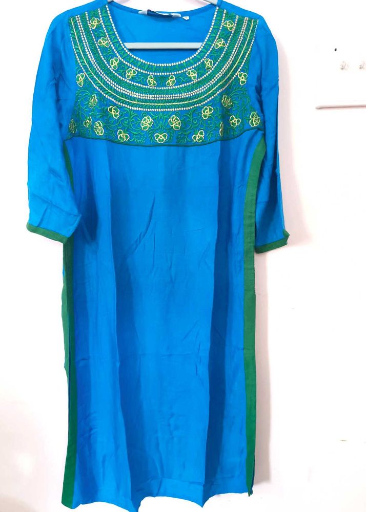 Rayon Embroidered Kurta