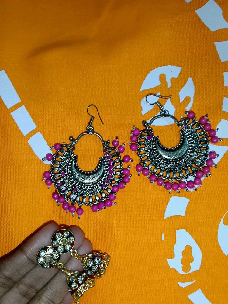 Chandbali Style Earrings