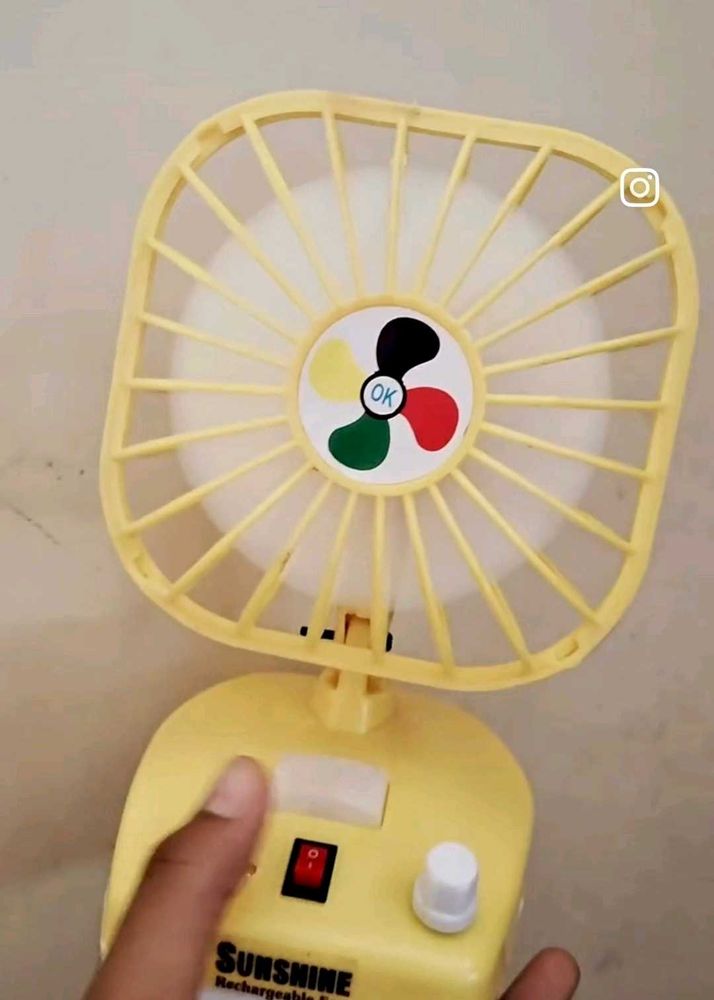 Sunshine Rechargeable Fan &amp; Light