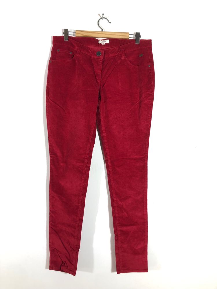 Red Slim Fit Trousers (Women’s)