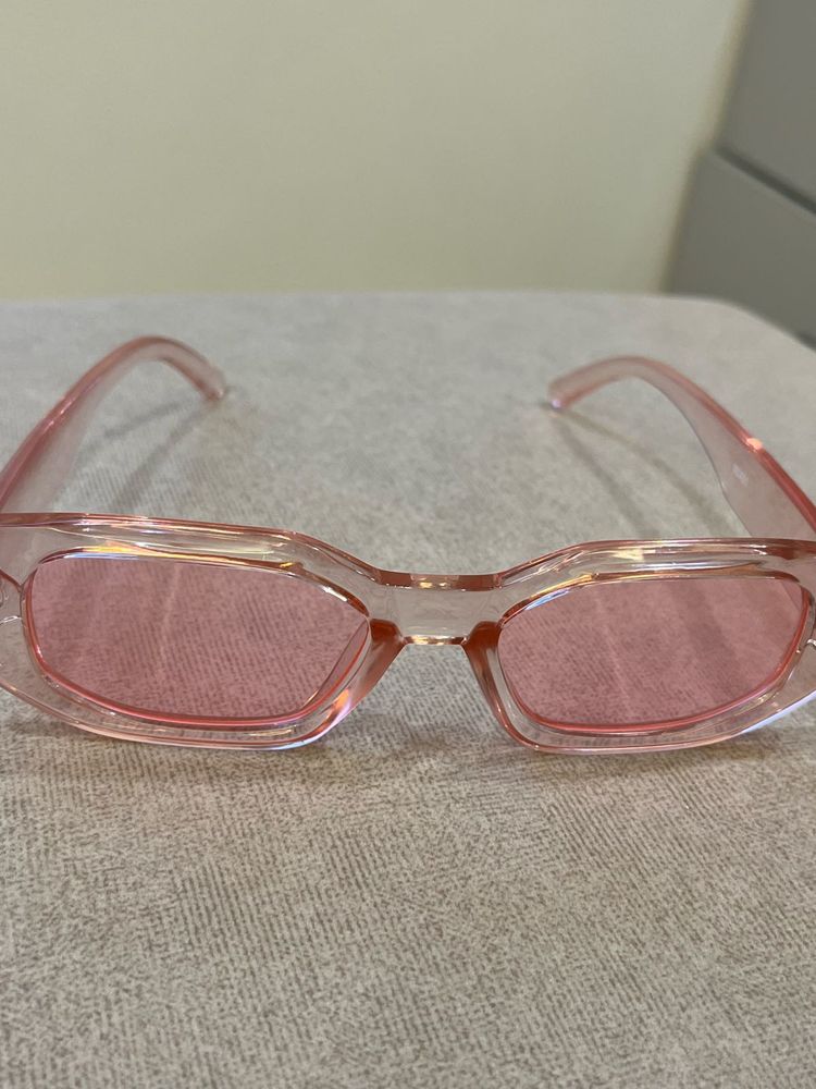 Pink Retro Sunglasses