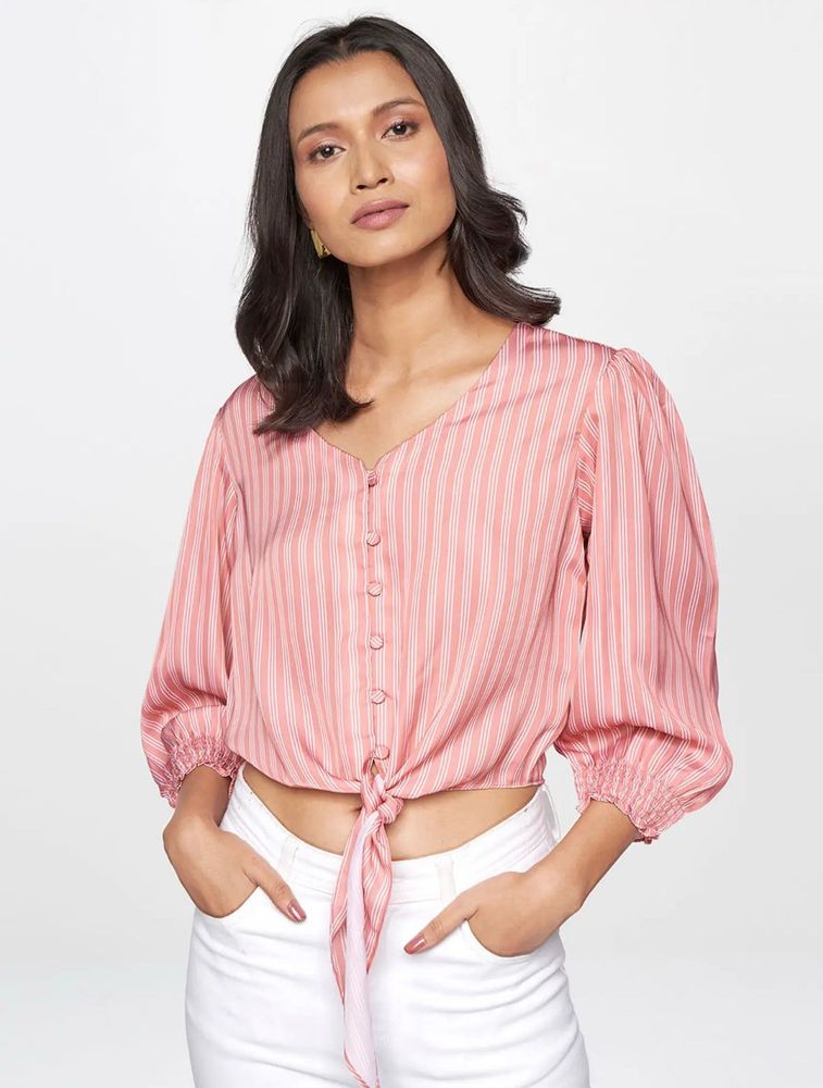 Fashionable Tie-Knot Top