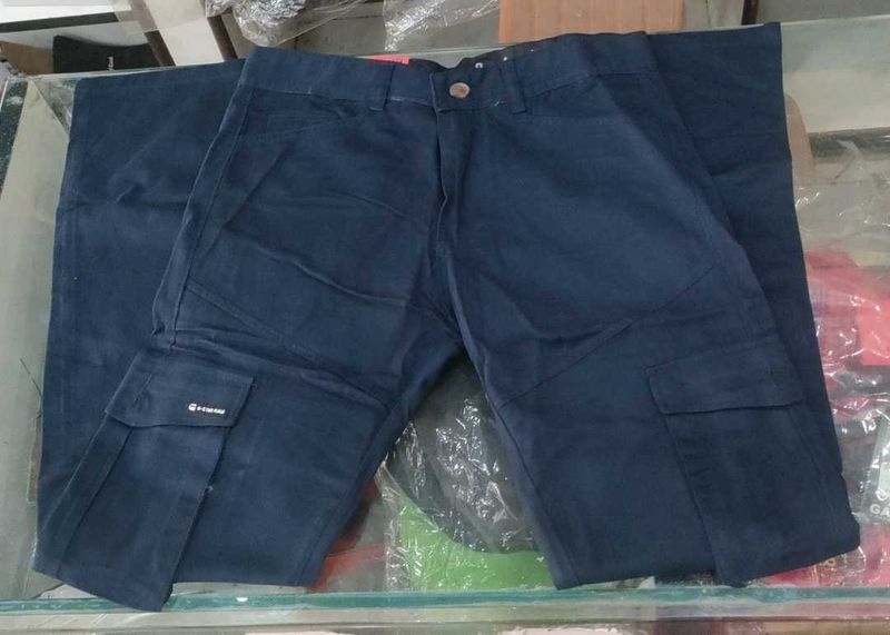 Navy Blue Cargo Pants