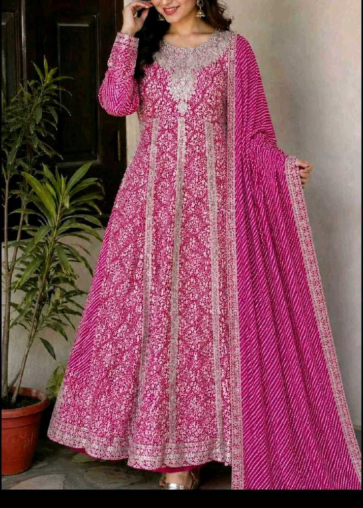 Elegant Pink Kurta Set with Dupatta