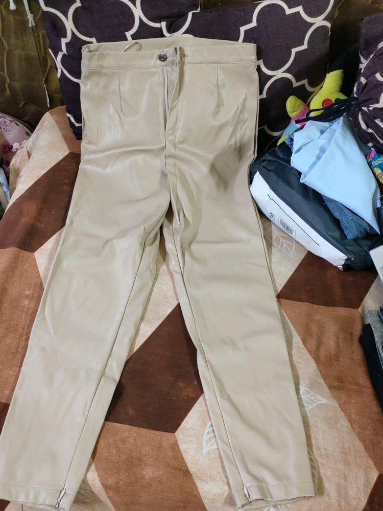 Nude Leather Pants For Women