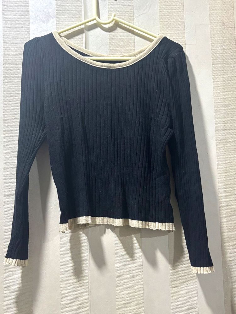 knit crop top