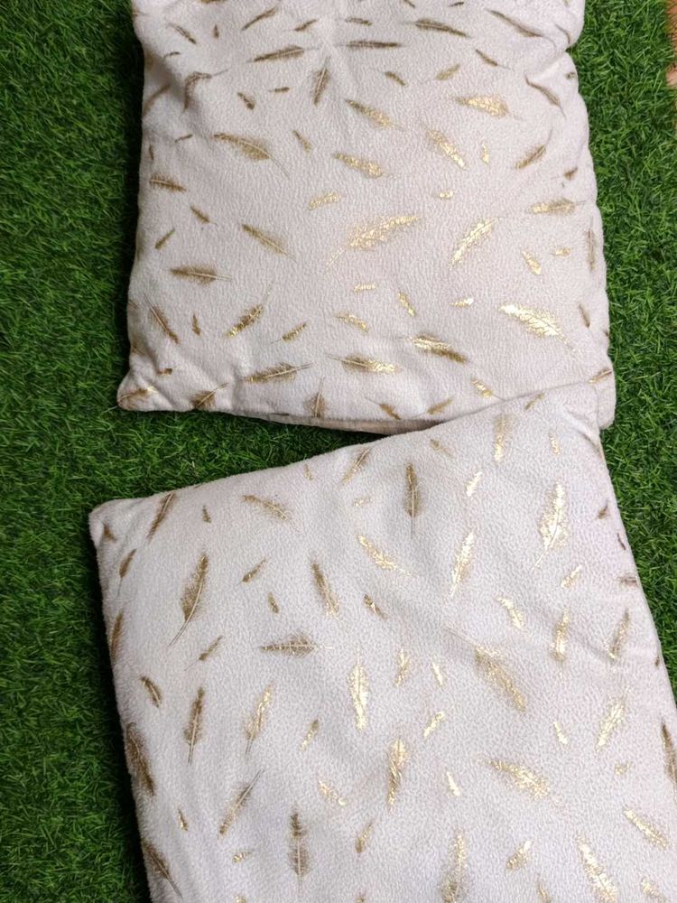 Feather Print Decorative Pillows (Set of 2)