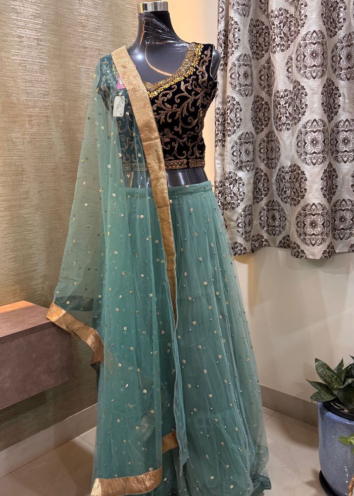Heavy Bead Work Lehenga