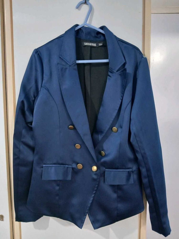Navy Sassafras Blazer