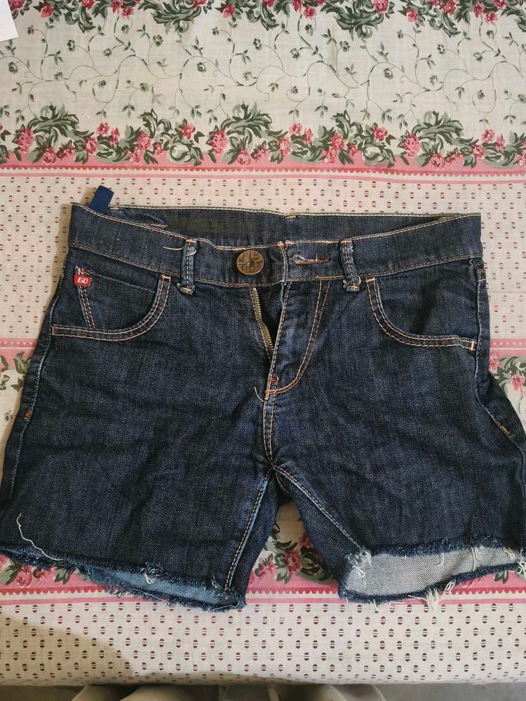 denim shorts