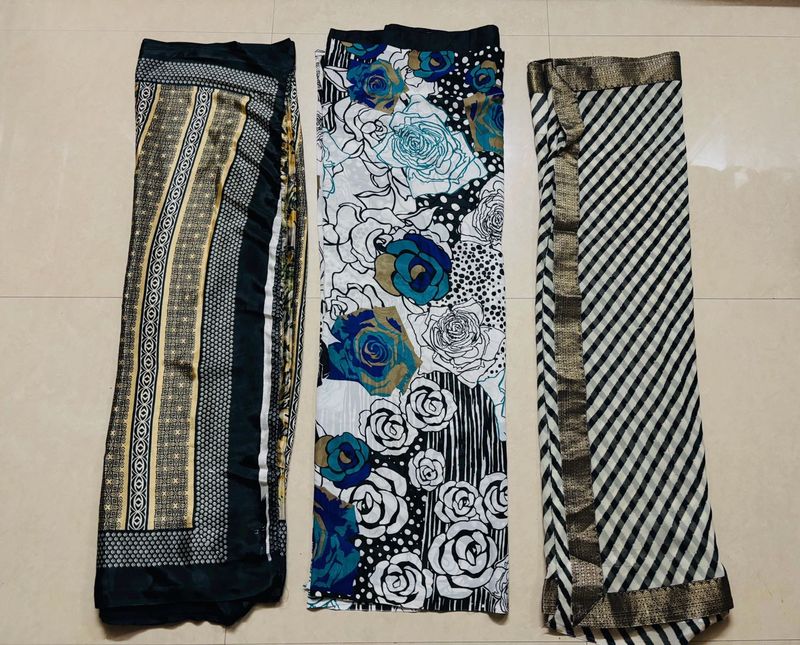 Set of 3 Beautiful Sarees combo
