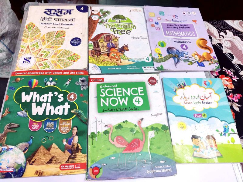 Assorted Children's Textbooks - Grade 4