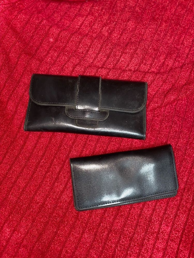Classic Leather Wallet Set