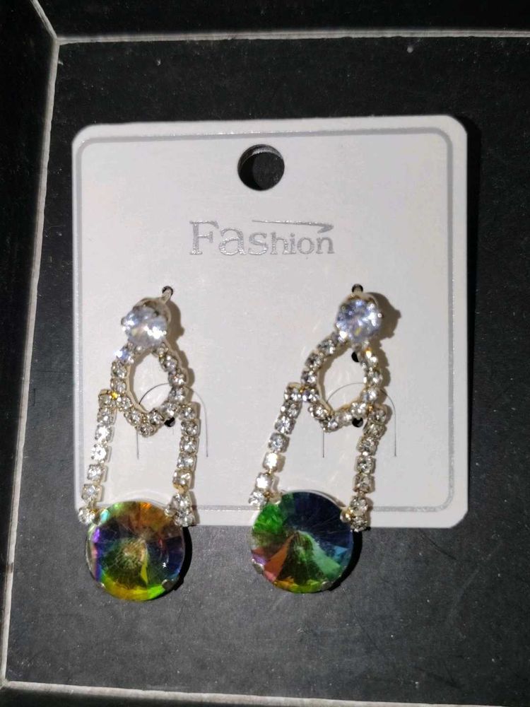 Sparkling Drop Earrings