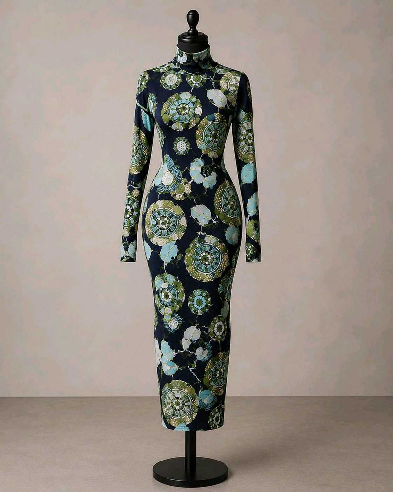 Stunning Long Sleeve Maxi Dress