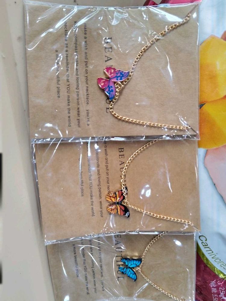 Beautiful Butterfly Pendant Necklace