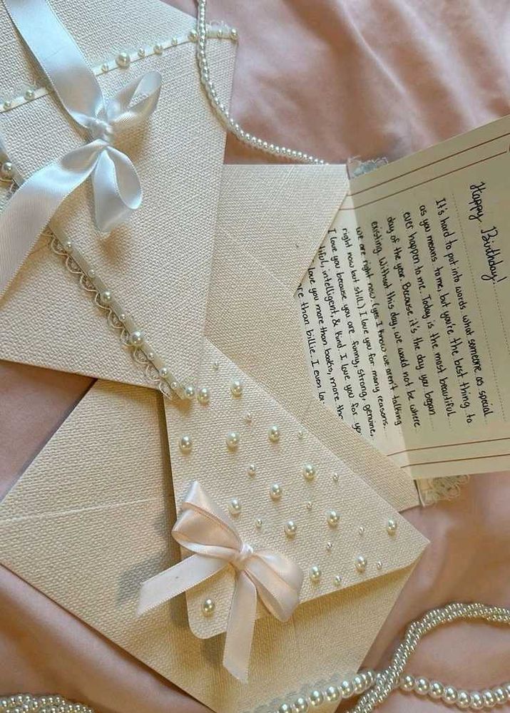 💌 Custom Handmade Letter Card