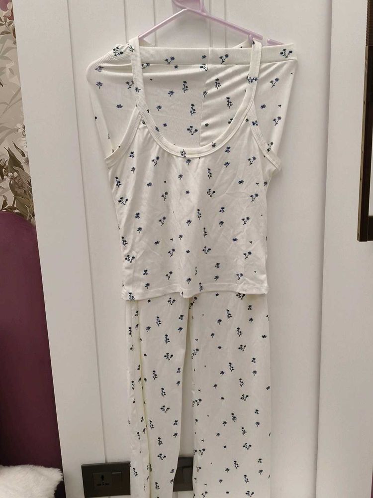 Cute Floral Pajama Set
