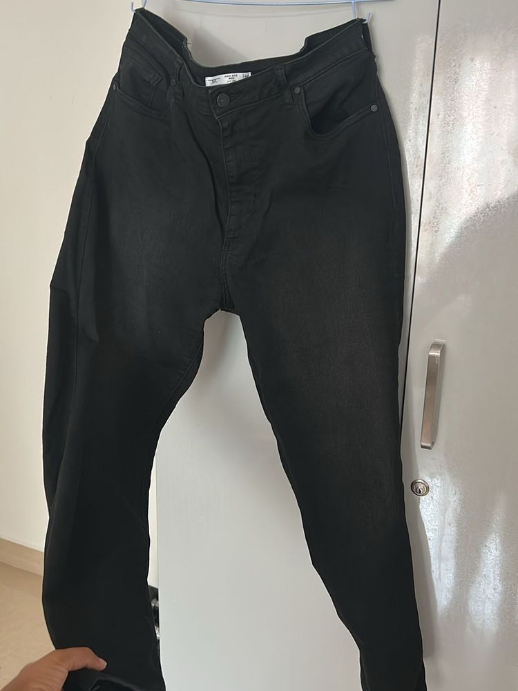 Classic Black Denim Jeans Flying Machine