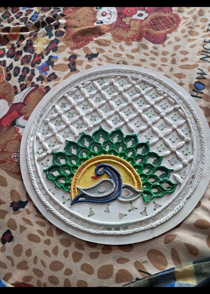 Peacock lipan art