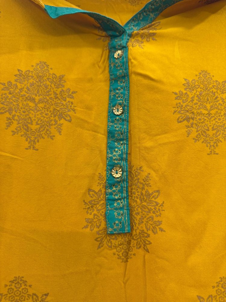 yellow kurta