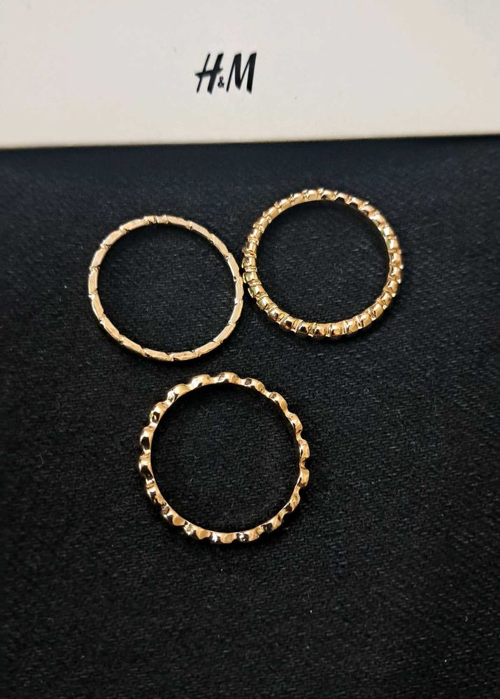 Set of 3 H&amp;M Stacking Rings
