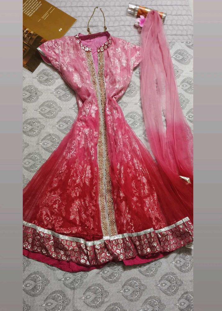 Stunning Pink kurti set